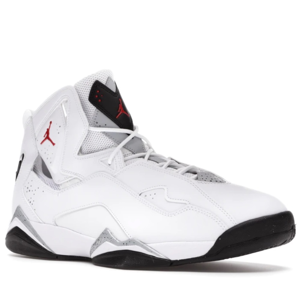 Used Jordan True Flight. White. Size 5.5 Kids. Fits size 7 female adult.